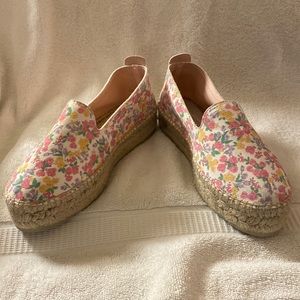 LoveShackFancy slip-on shoes with small platform. Never worn